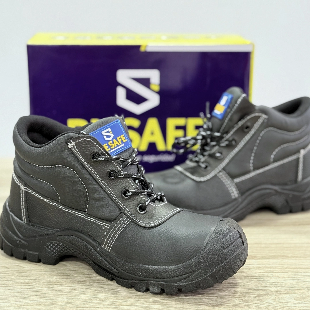 Botas de seguridad BGB Clásica con caja Be Safe Venezuela de fondo