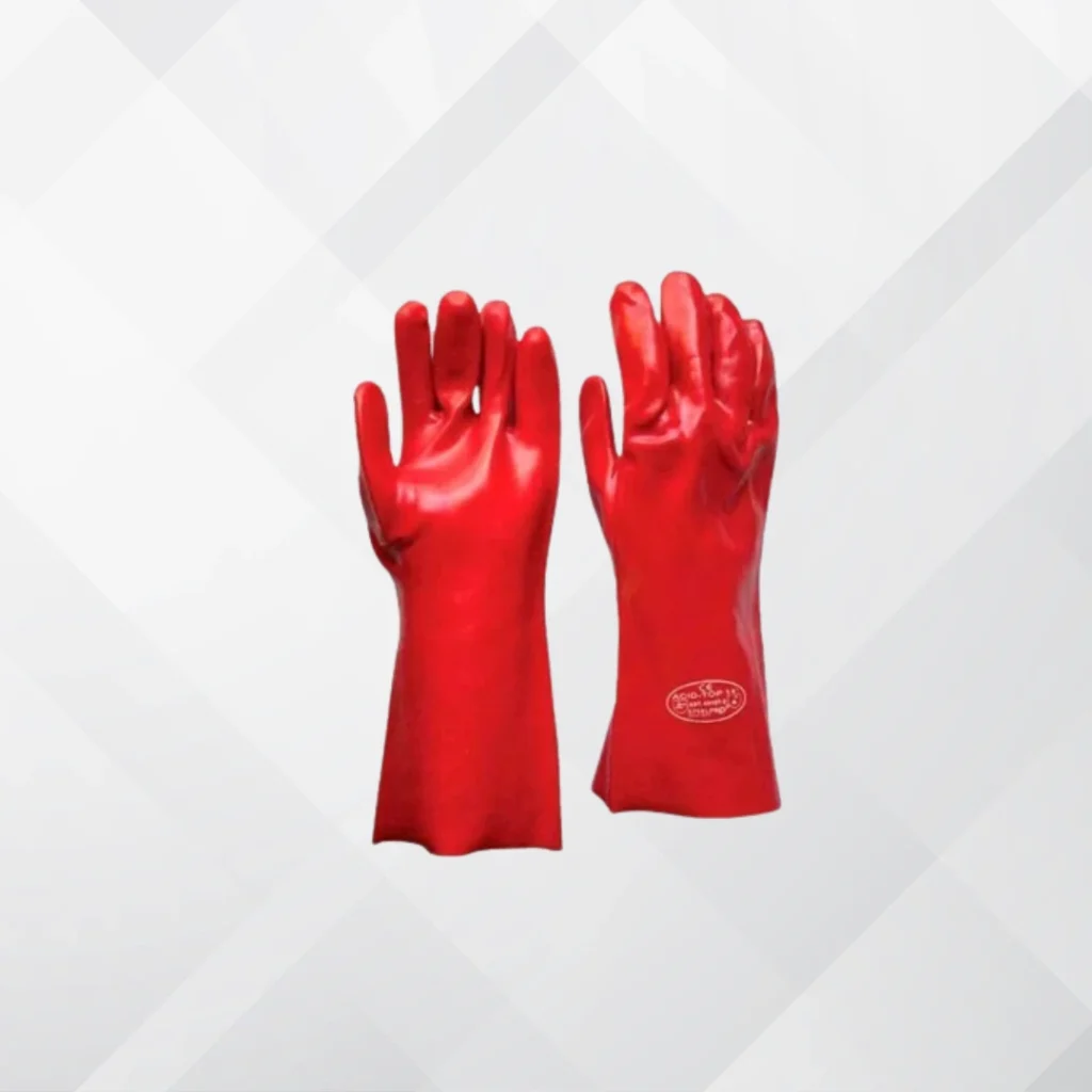 Guante de PVC o Petro Red 13 pulgadas
