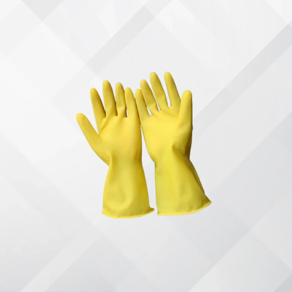 Guante de Látex amarillo 13 pulgadas