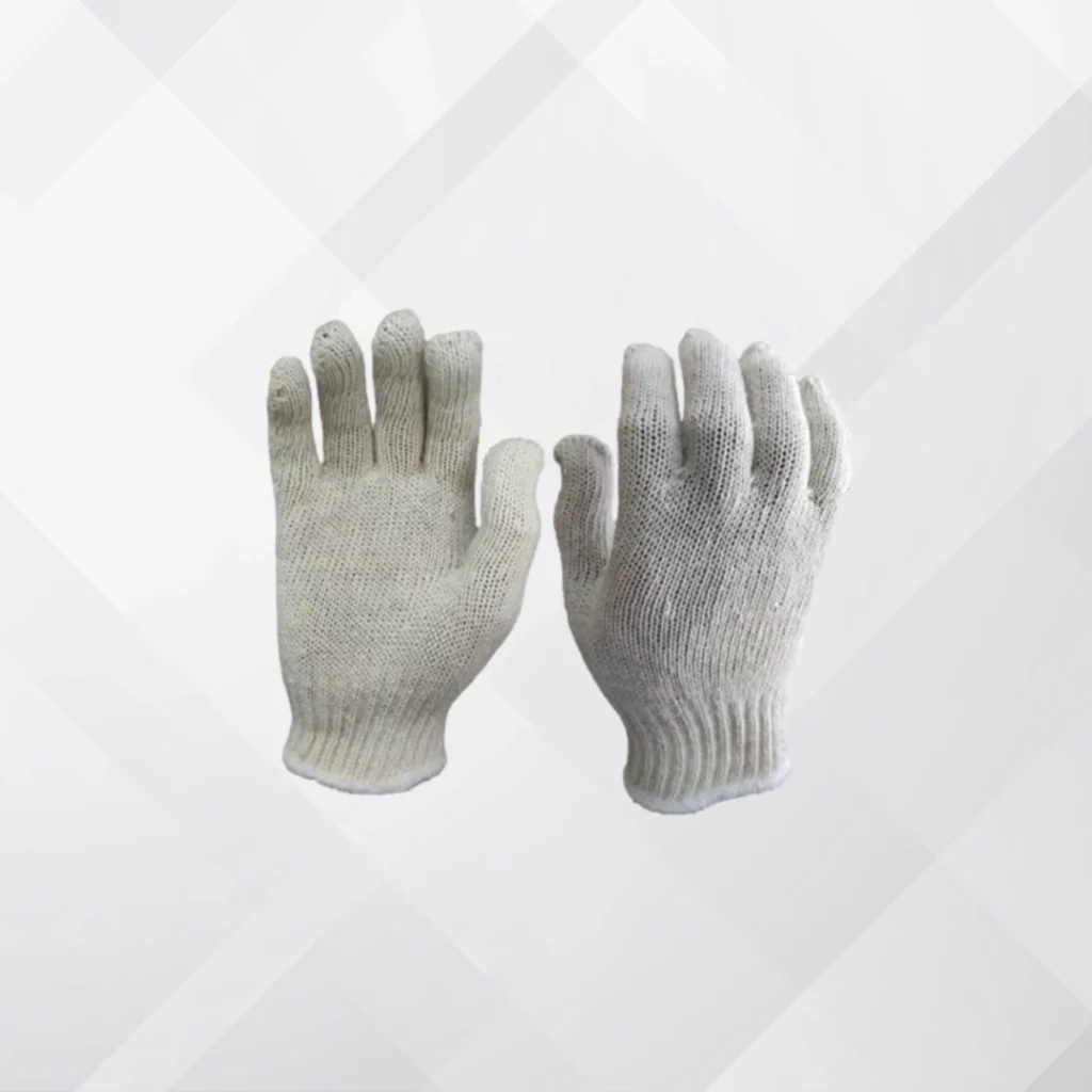 Guantes de tela tejidos sin puntos PVC